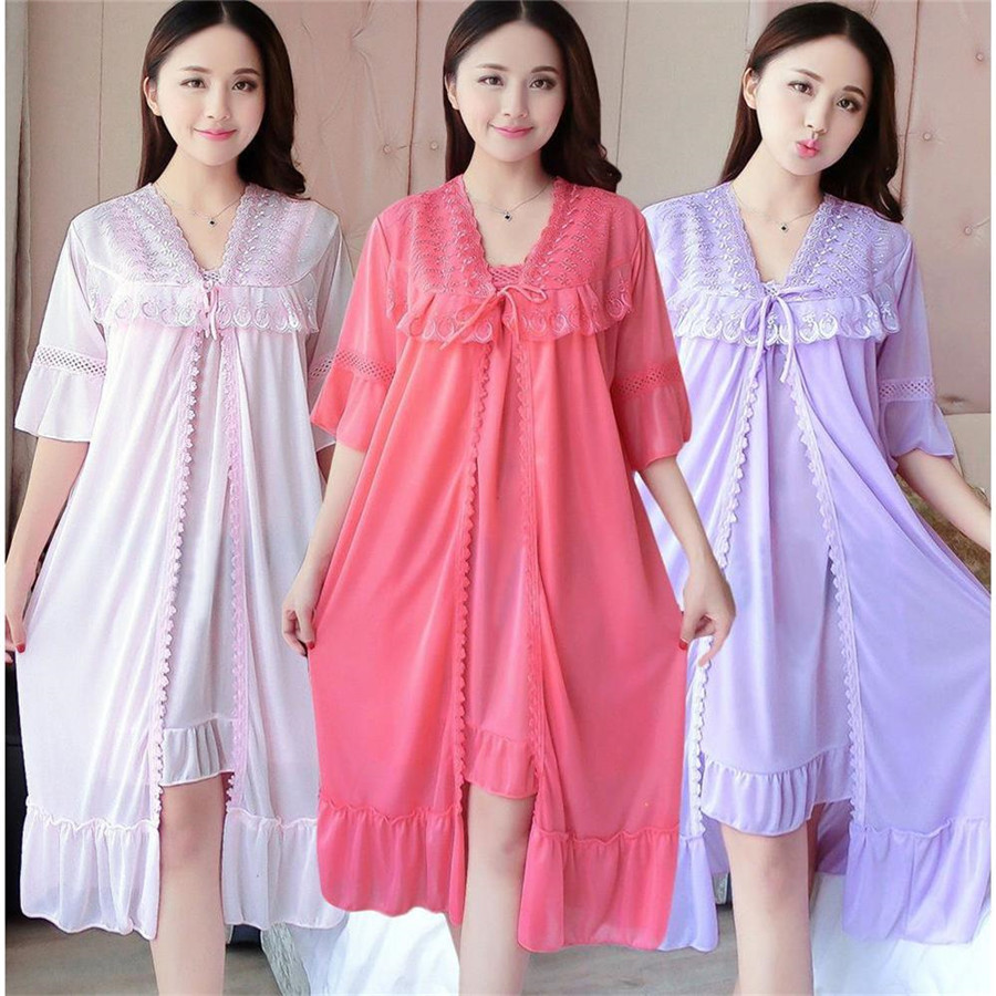 2024 Camicia da notte sexy con - Robe Silk Women recensione e prezzo